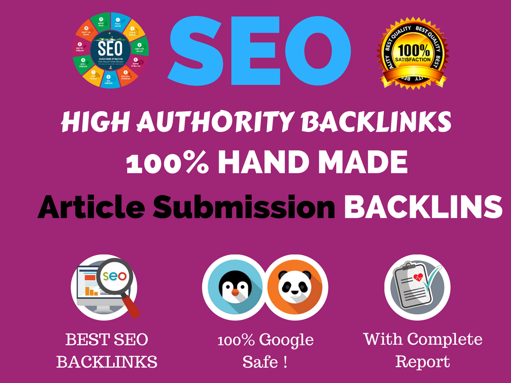 Provide 500 Article Submission Backlinks best for you...