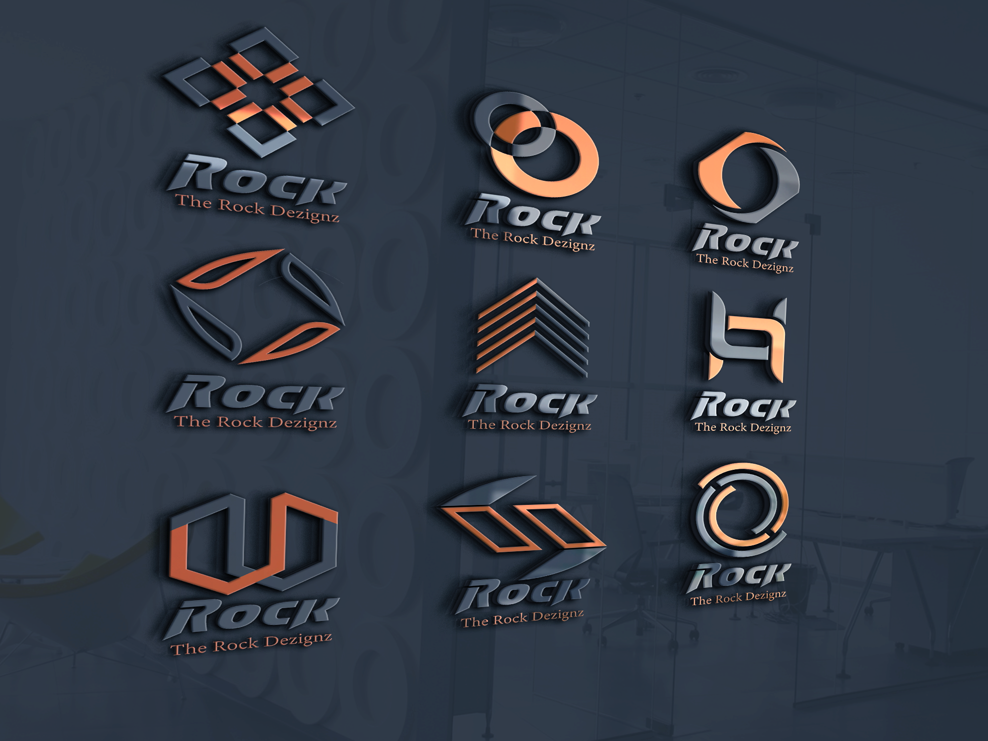 I will design 3 different logo for you