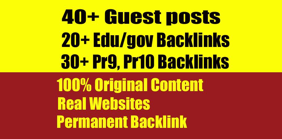 I Will MANUALLY Do 50+ high quality guest posts with ...