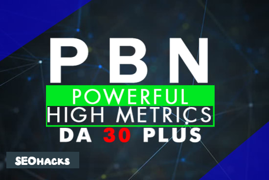 I will Provide you high DA 30 PBN links