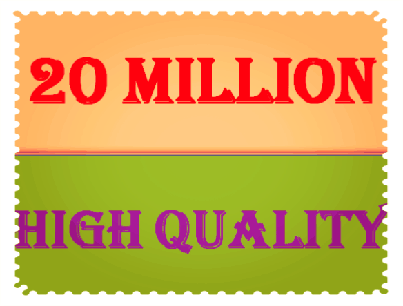 20 Millions GSA Backlinks for whitehat seo to rank yo...