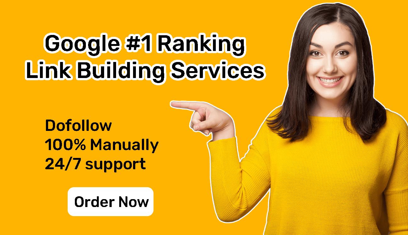 Build seo 200 dofollow backlink, google ranking, li...