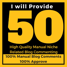 I will do 50 niche revelnt blog comments