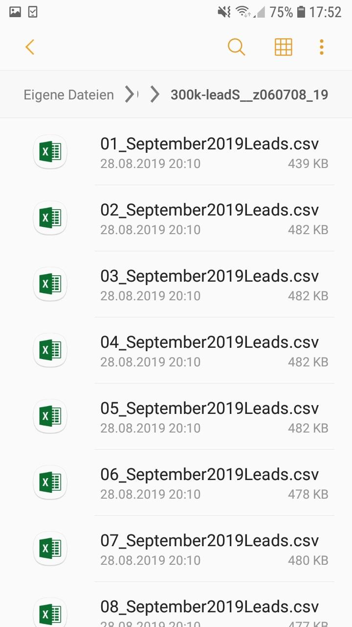 send you a folder of 300.000 Email contacts +746.000 ...