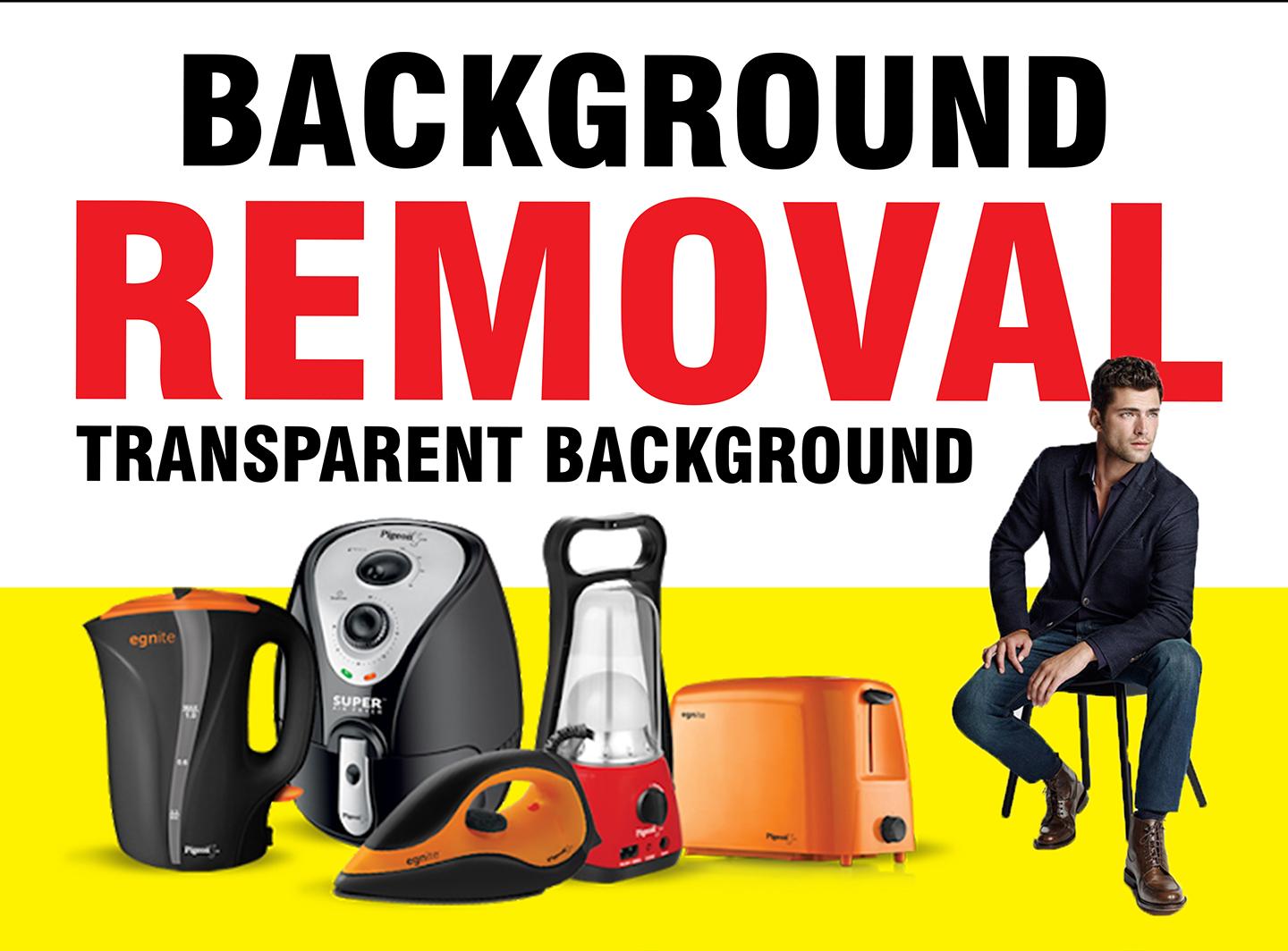 I will remove your product images background