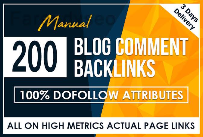 I will submit 200 high quality dofollow blog comments...