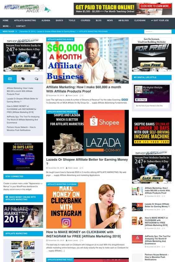 I will install Affiliate/Email marketing, diet, new...