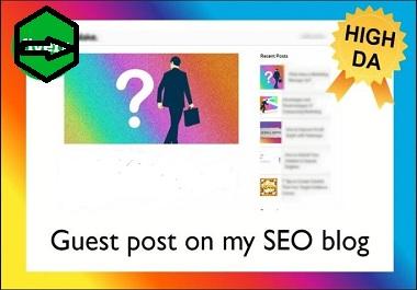 Publish 3 Guest Posts on High Authority Backlinks For...