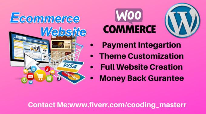 I will design and develop stunning wordpress ecommerc...