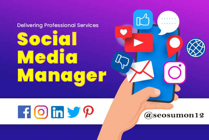 Create & setup your social media account & wi...