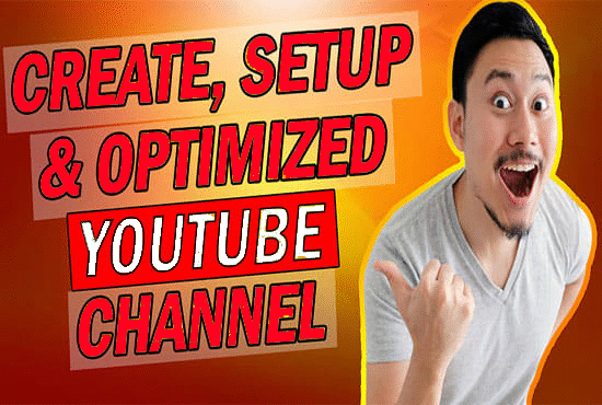 I will create brand YouTube account, optimize & ...