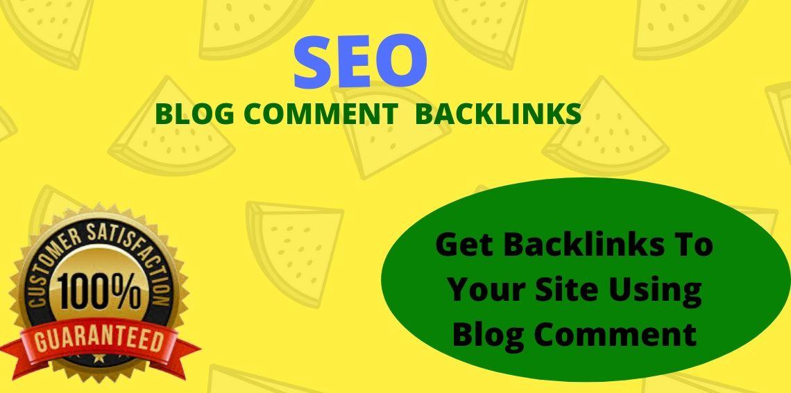 I Will Make High Quality Backlinks Using Blog Comment...