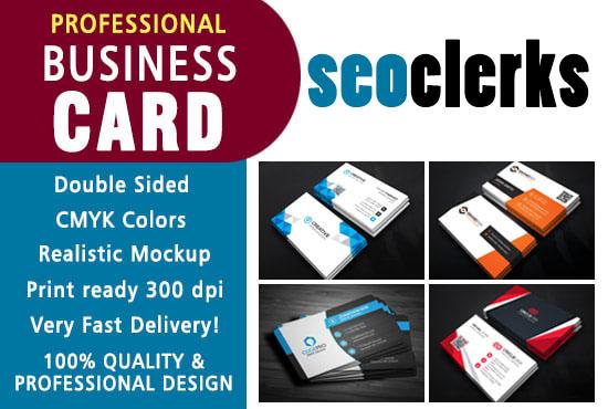 I will design professional business cards in 4 hours