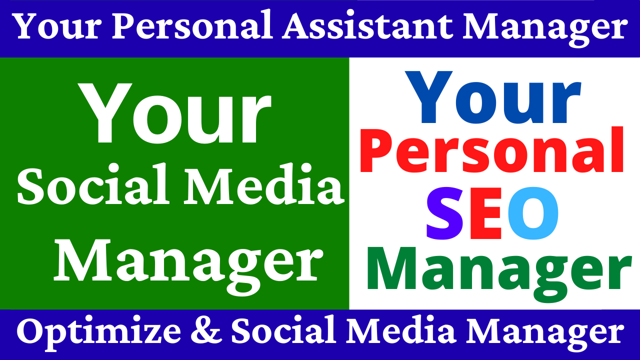 Your Personal SEO Assistant Manager and Social Media ...