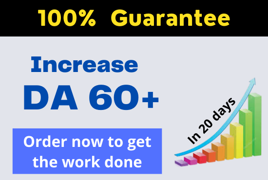 I will increase moz domain authority da pa 30 plus gu...
