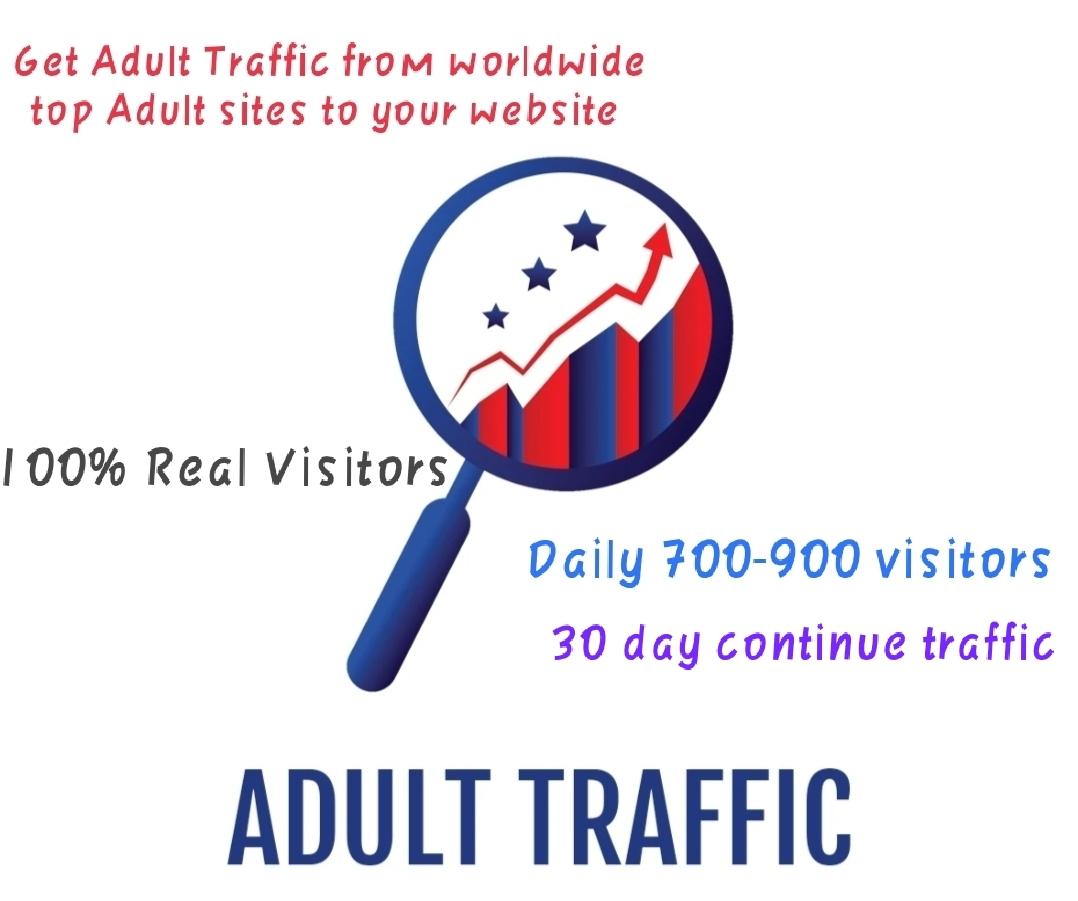 Get Adult Traffic from worldwide top Adult sites to y...