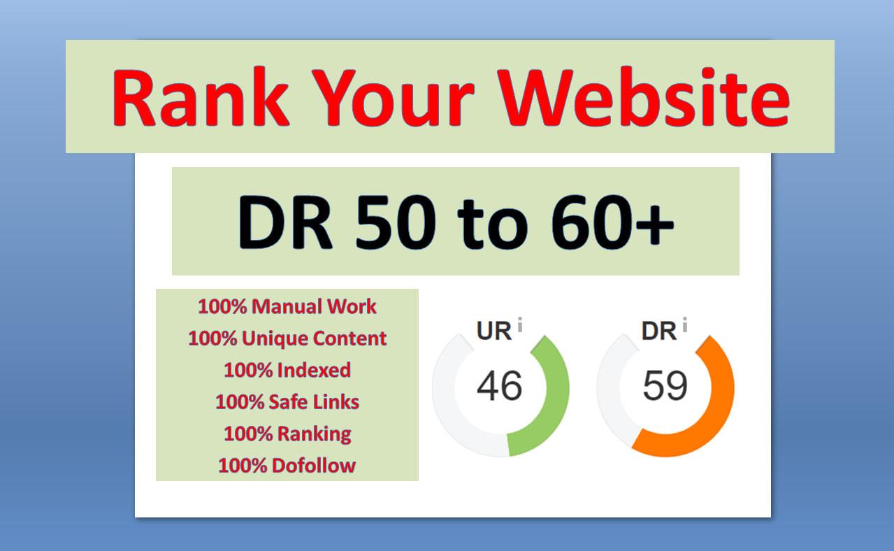 I will create 20 High DR 50+ pbn dofollow seo backlin...