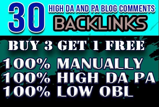 I will create 30 do follow blog comments