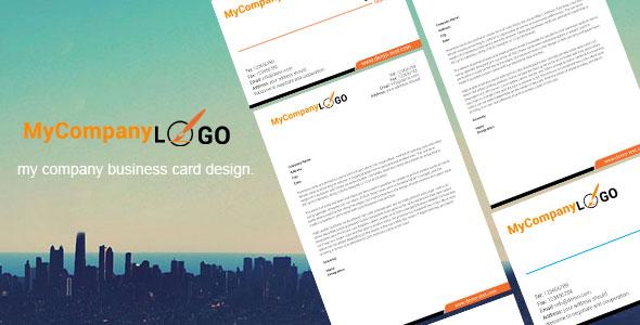 Beautiful Business Card PSD Template