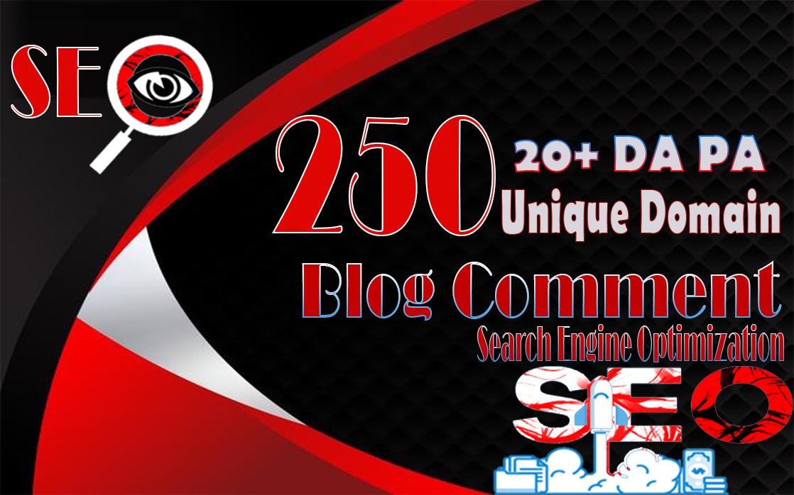i will do 250 unique domain blog comments