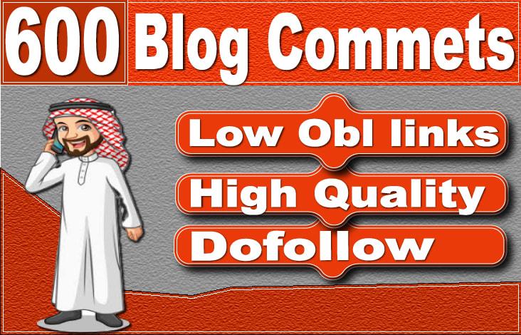 I will create 600 blog comments dofollow seo backlink...