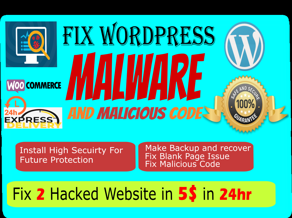 remove wordpress malware and Fix malicious code