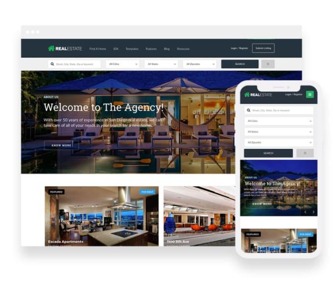 I will design your real estate website in wordpress a...