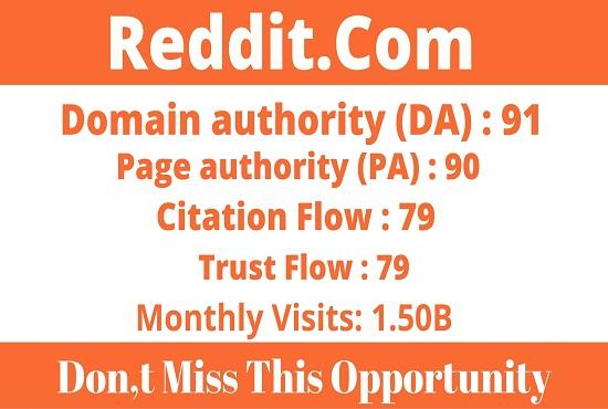 DA91+ Write and Publish Guest Post Reddit - Reddit. c...