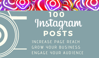 I will create engaging Instagram Posts for your page/...