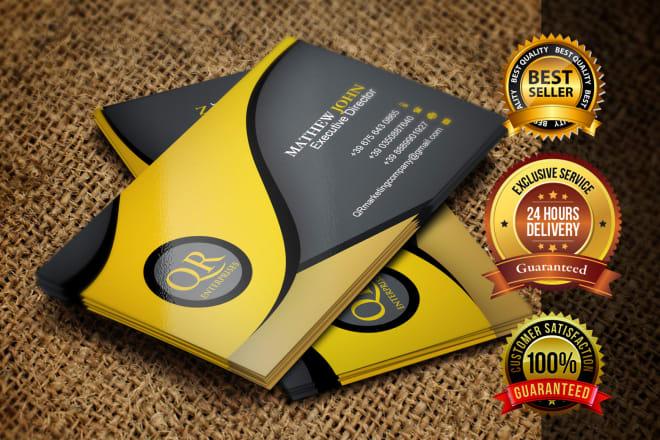 I will design business card with multiple concepts