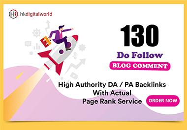 I Will Do 130 Blog Comment SEO backlinks
