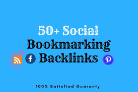 I will provide 50 social bookmarking backlinks