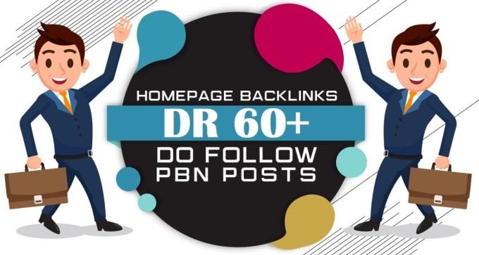 build 20 DR 60+ unique homepage pbn Permanent dofollo...