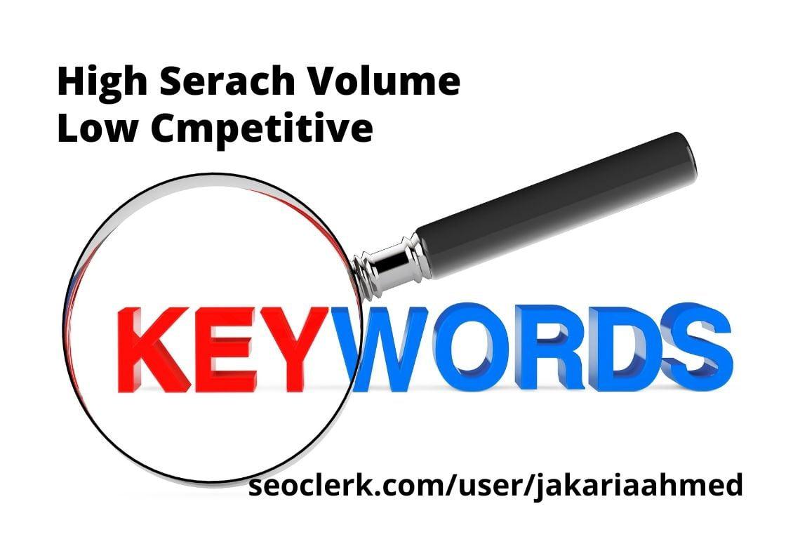 I will do advanced keyword research and competitors a...