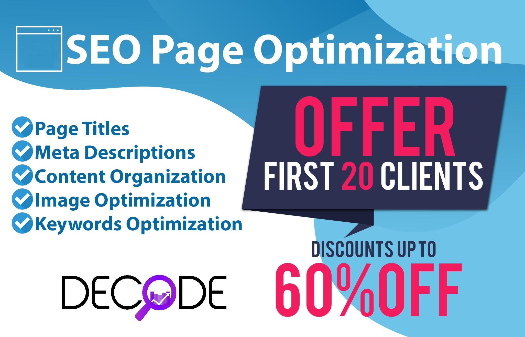The Complete On-Page Optimization Package - Extensive...