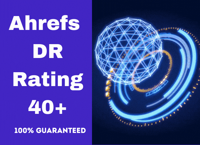 I will increase ahrefs domain rating DR 40 fast