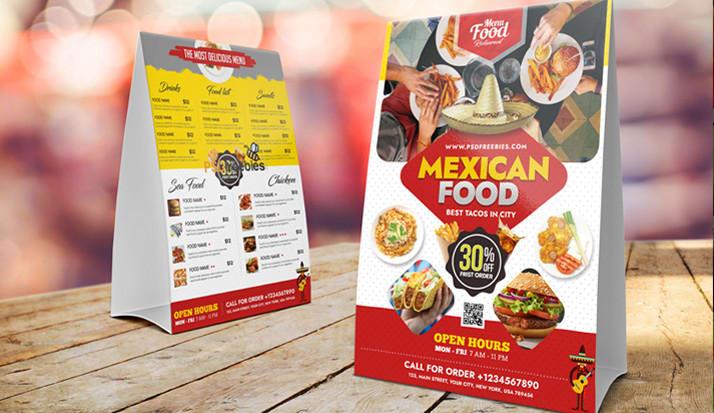I will do restaurant menu design, digital menu desig...