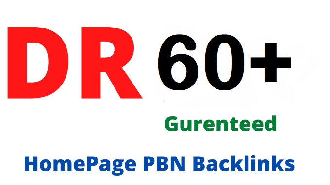 50 DR/DA 60+ Permanant Homepage PBN Backlink