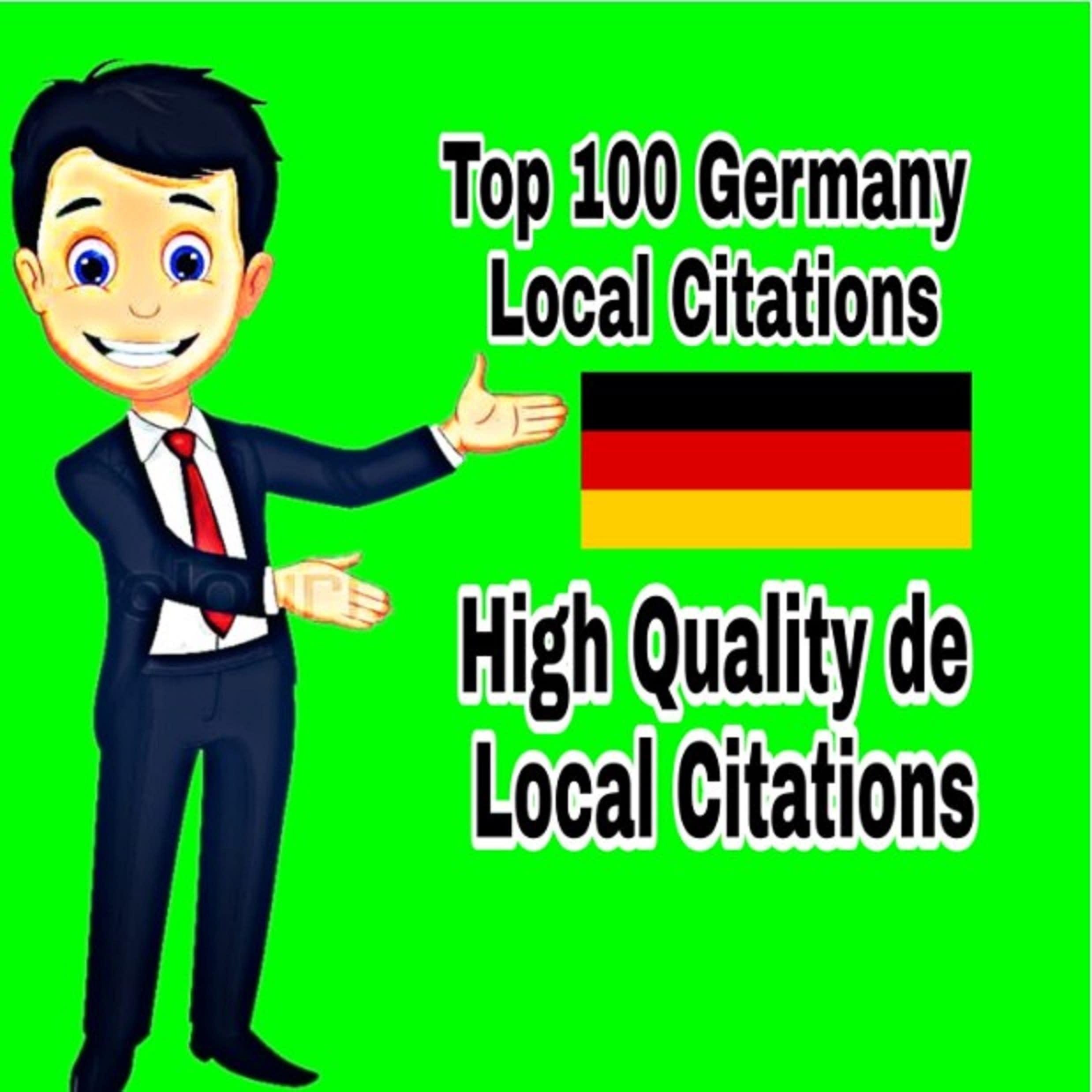 I will create 100 german google map point citations f...