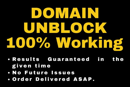 I will unblock website from facebook fb domain unbloc...