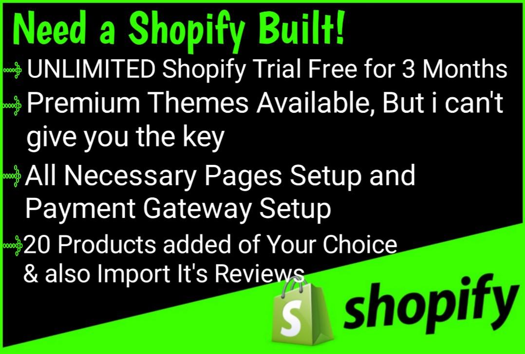 I will develop creative Shopify Dropshipping website ...