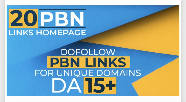 I will build 20 high da pa tf cf permanent homepage p...