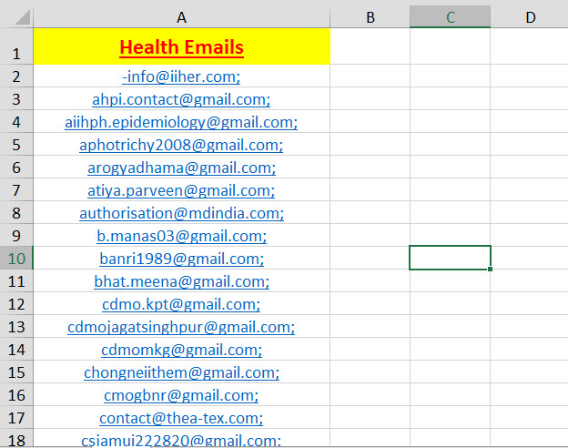I will collect 500+ social media emails needed for yo...