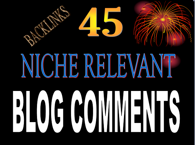 I Will Create 45 Niche And Comments relevant Blog Com...