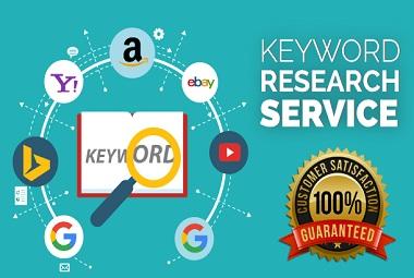 do SEO keyword research google youtube instagram ebay...