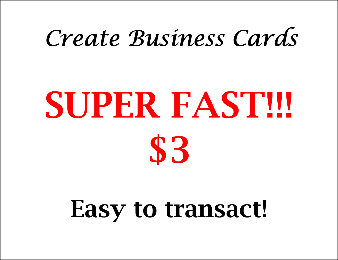 Business Cards, Personal Identification Template for...