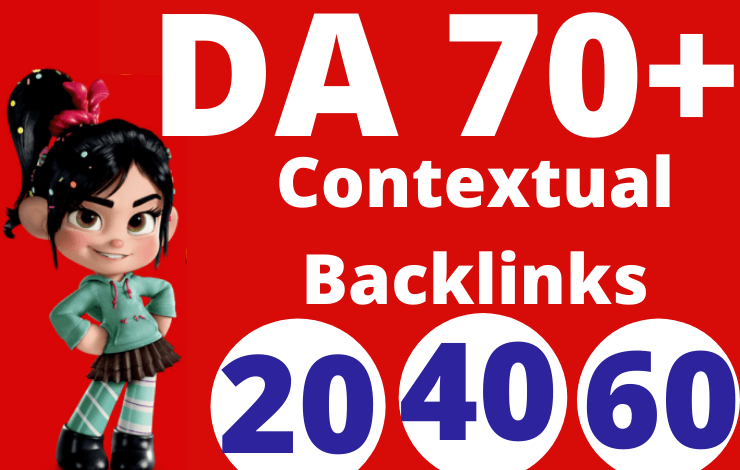 20 Contextual Backlinks DA 70 Plus High Authority SEO...