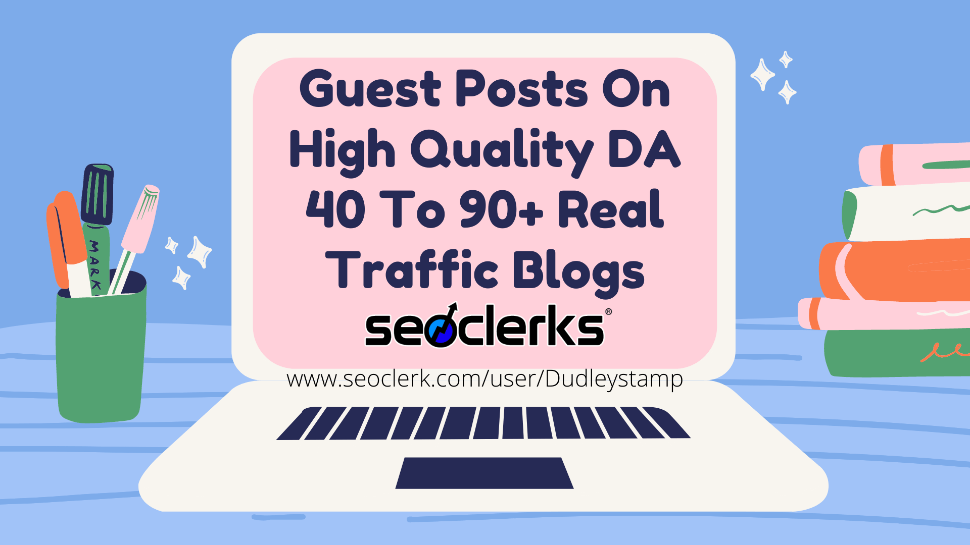 Write And Publish 9 Guest Posts On High Quality DA 40...