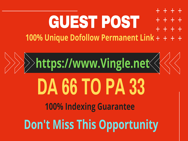 Write And Publish Guest Post On DA66 Vingle. net With...
