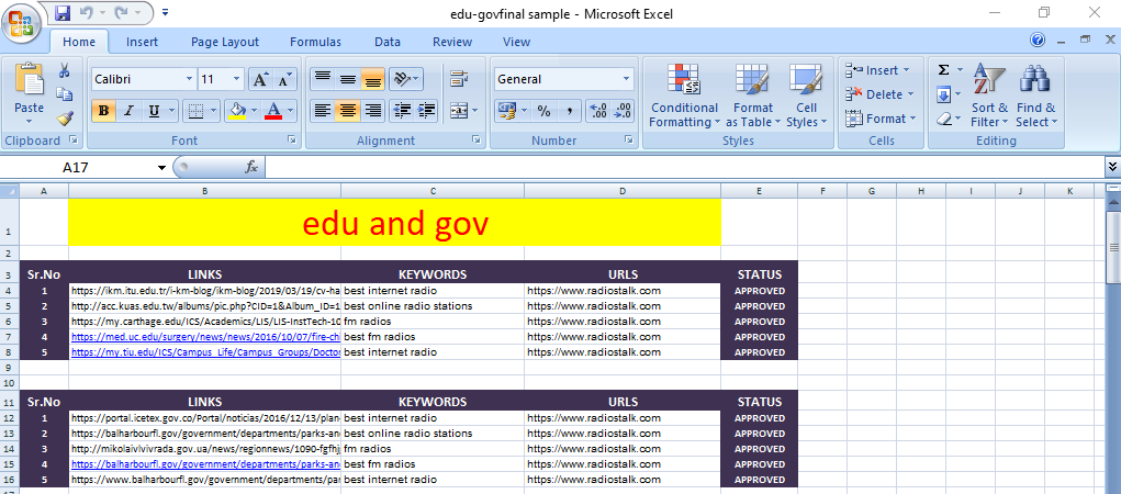 I will do 20 EDU 20 GOV Blog Comment Backlinks